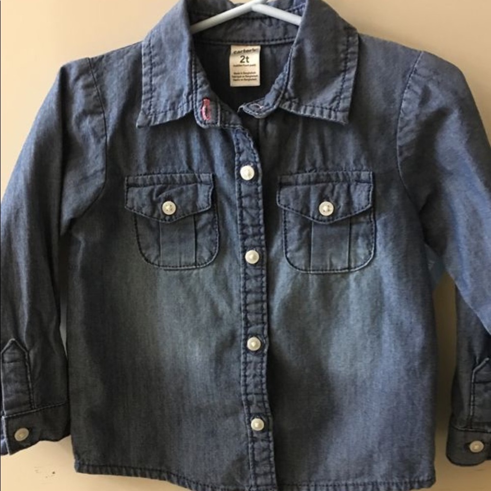 Carter’s Toddler Denim Longsleeve Shirt